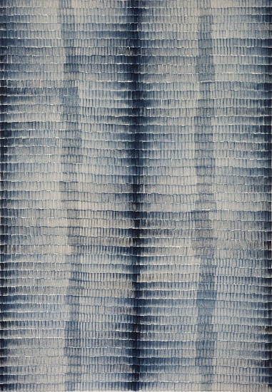 CATHY ABRAHAM, Cast in stone Indigo Depths (22 Pathways)
Oil on canvas