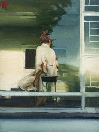 SASHA HARTSLIEF, Model Posing
Oil on canvas