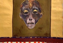 Guy Ferrer, Majesty, mixed media, 132 x 105 cm