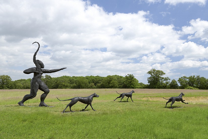 DEBORAH BELL, Artemis with Dog I - III
Bronze