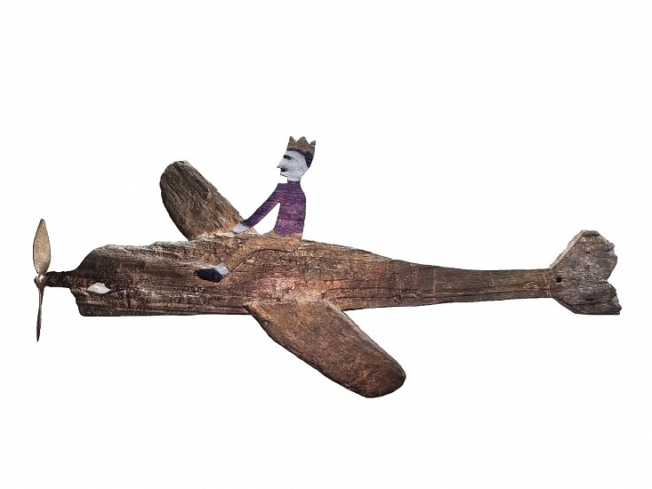 BEEZY BAILEY, Airplane King
Hand painted bronze