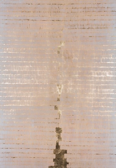 CATHY ABRAHAM, Crown
Oil and gold leaf on Italian cotton canvas