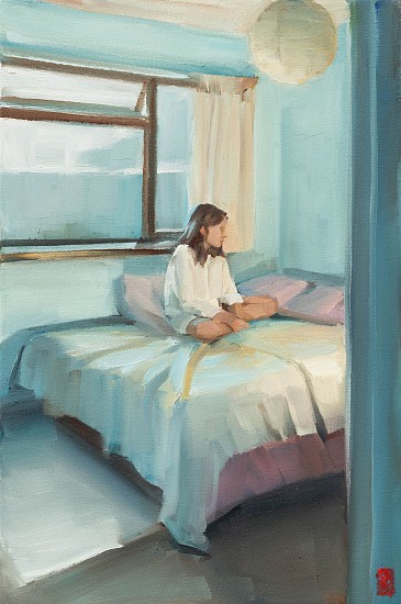 SASHA HARTSLIEF, Blue room
Oil on canvas