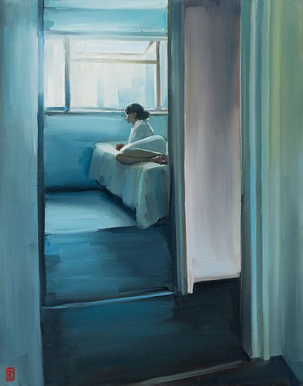 SASHA HARTSLIEF, Lost in thought I
Oil on canvas