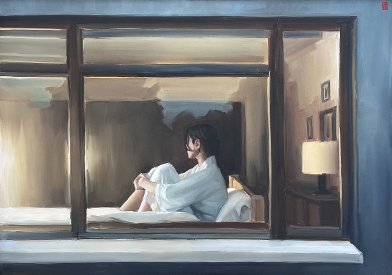 SASHA HARTSLIEF, Window on her world
Oil on canvas