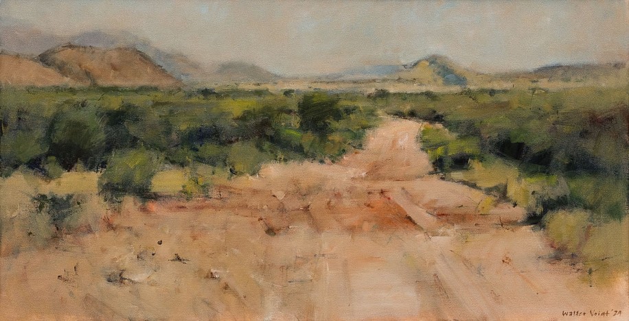 WALTER VOIGT, Sand Road through Tswalu Landscape
Oil on canvas