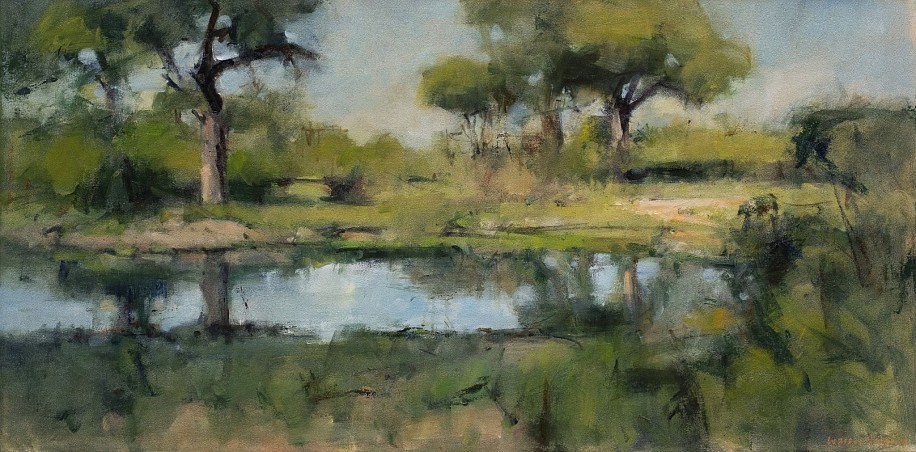 WALTER VOIGT, Timbavati Watering Hole
Oil on canvas