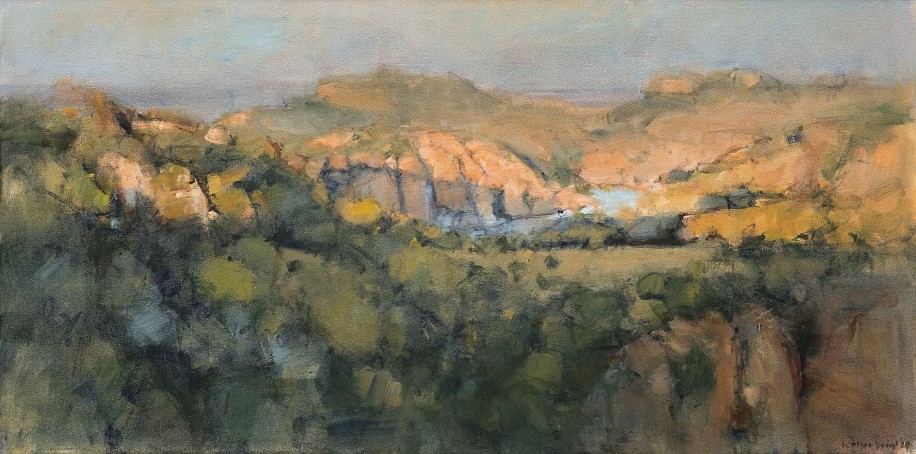 WALTER VOIGT, View of Lanner Gorge, Northern Kruger
Oil on canvas