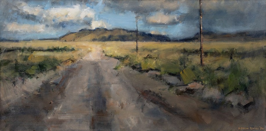 WALTER VOIGT, Dirt Road to Hanover, Karoo
Oil on canvas