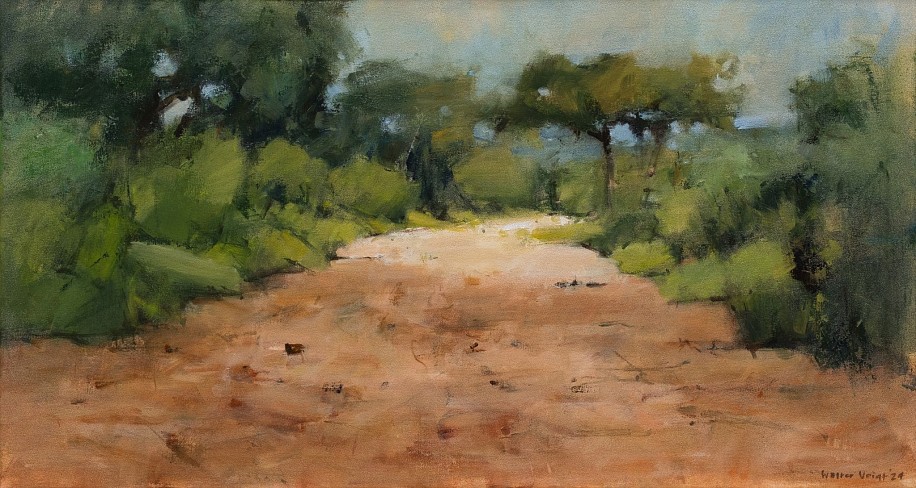 WALTER VOIGT, Dry River Bed of the Kruger Bushveld
Oil on canvas