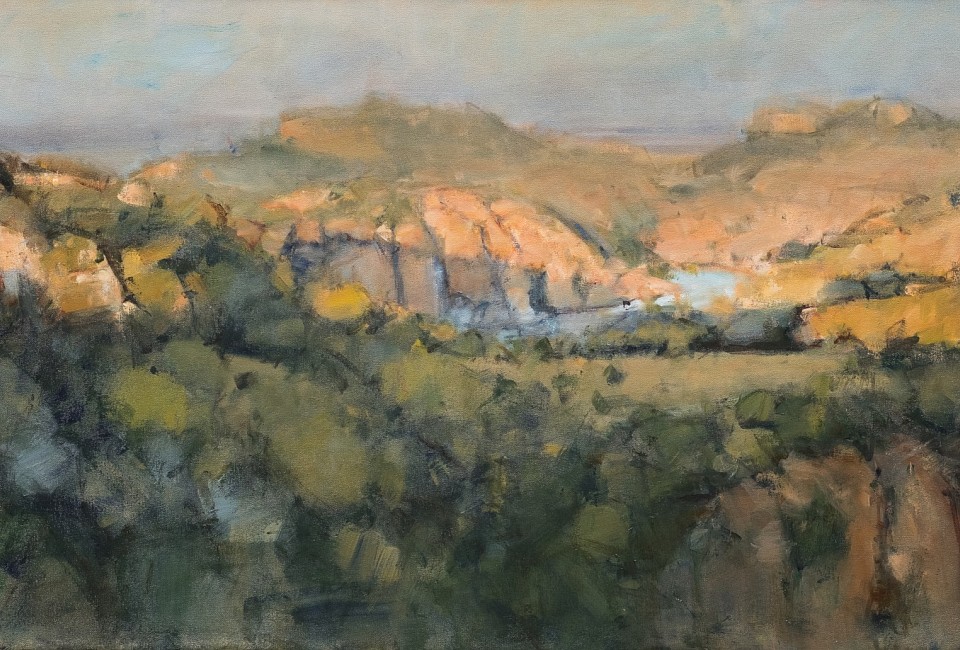 Walter Voigt, View of Lanner Gorge, Northern Kruger, 70 x 140 cm (c) Matt Slater HR (30