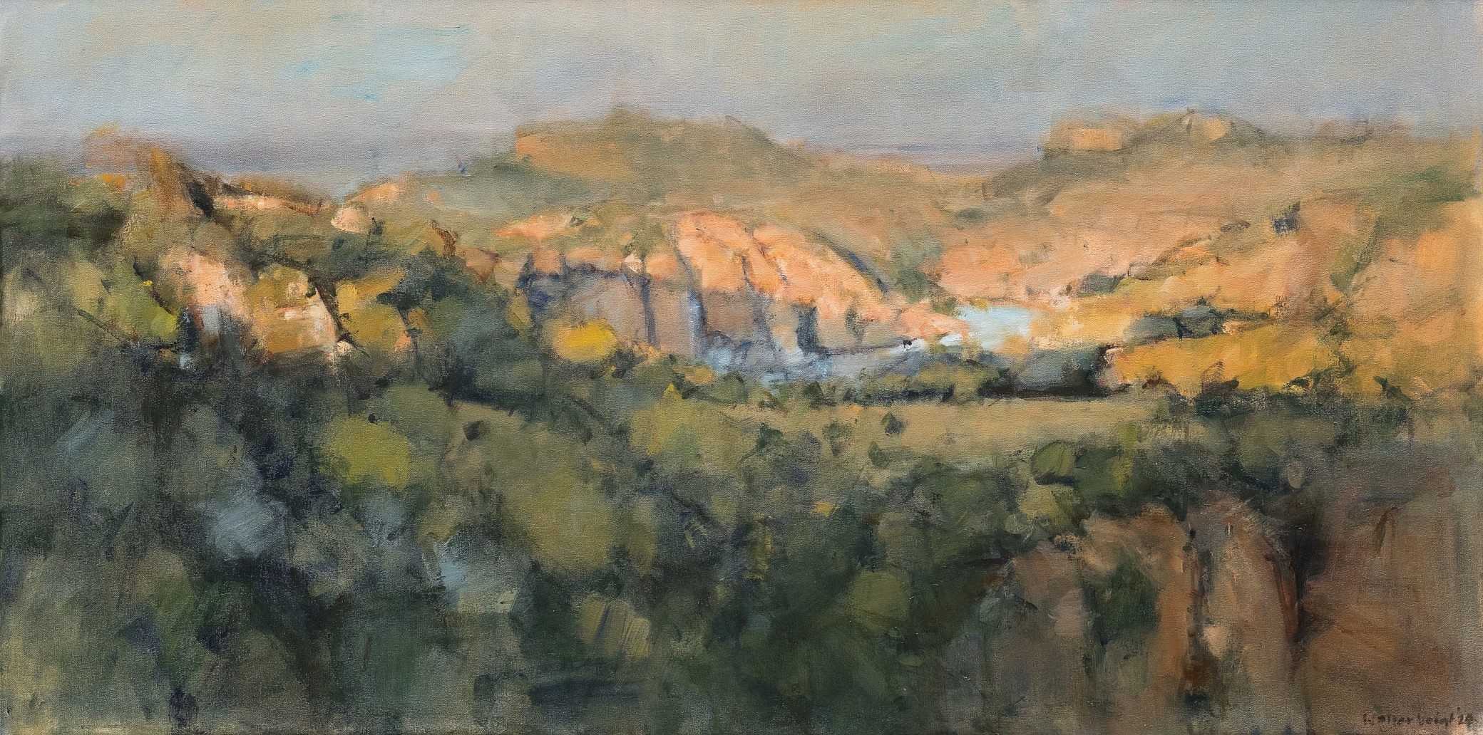 Walter Voigt, View of Lanner Gorge, Northern Kruger, 70 x 140 cm (c) Matt Slater HR (30