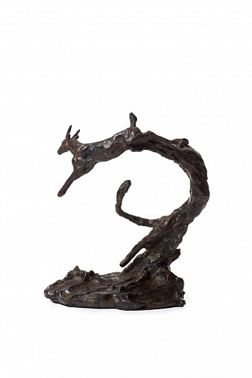 DYLAN LEWIS, S378 Cheetah Chasing Buck Miniature
Bronze