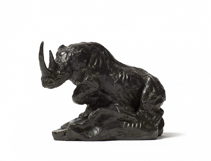 DYLAN LEWIS, S400 Charging Black Rhino Miniature
Bronze