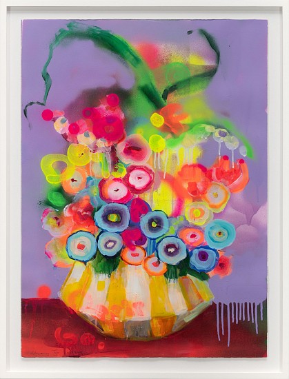 KILMANY-JO LIVERSAGE, FLORA
acrylic, aerosol spray and marker on 300g Fabriano paper