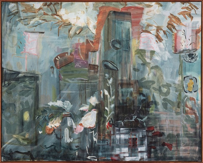 JEANNE HOFFMAN, The Sea Rushes Home
Acrylic on canvas