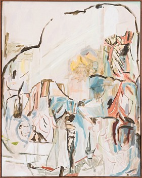 jeanne hoffman think like a mountain acrylic on italian cotton 100 x 80 cm c matt slater hr 1