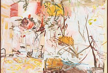 jeanne hoffman when at last we drift loose ii acrylic on italian cotton 120 x 100 cm c matt slater hr 1