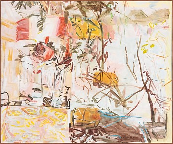 jeanne hoffman when at last we drift loose ii acrylic on italian cotton 120 x 100 cm c matt slater hr 1