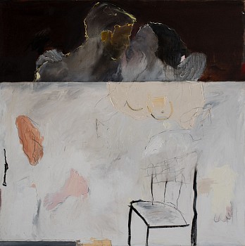 lorienne lotz what lies beneath oil and charcoal on canvas 130 x 150 cm c melanie cornelius hr