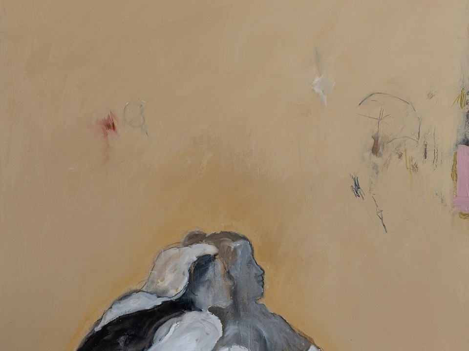 lorienne lotz bearing witness oil and charcoal on canvas 130 x 150 cm c melanie cornelius hr