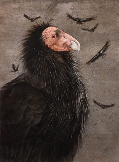 CLAUDE JAMMET, The Gathering
Oil on paper on canvas