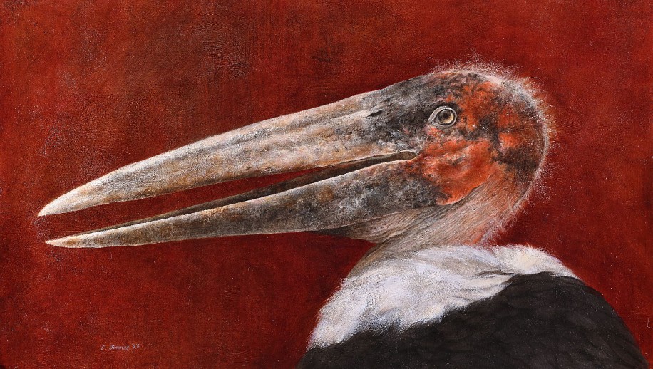 CLAUDE JAMMET, Natron
Oil on paper on canvas