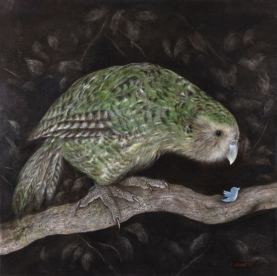 CLAUDE JAMMET, Fallout
Oil on paper on canvas