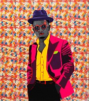 Tafadzwa Tega, Vamagirasi, mixed media on canvas, 160 x 140 cm LR (c) Mike Hall