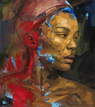 Lionel Smit, Refracted Form, 2025, oil on linen, 90x80cm LR