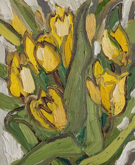 ERIN CHAPLIN, Yellow Tulips II
Oil on canvas