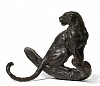 S495 Sitting Leopard IV maquette, ed of 12, bronze, 57 x 78.5 x 61 cm lo(1)