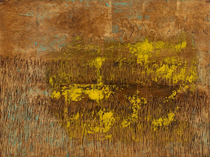 PHILIPPE UZAC, Transition 3
gold leaf and oil on canvas