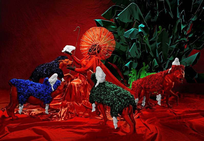 MARY SIBANDE, Clothed in the Skin of Riteousness
2022, Inkjet on Hahnemuhle photo rag, diasec mount