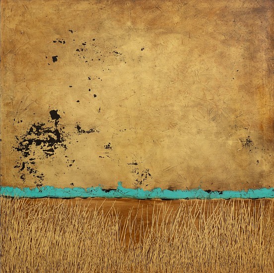 PHILIPPE UZAC, Entropy I
gold leaf and oil on canvas