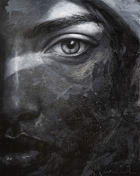 Triangular Shift, 2026, oil on canvas, 100x80cm