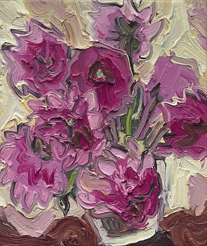 Erin Chaplin, Present tense, oil on canvas, 27 x 22 cm HR (c) Matt Slater (1) FRAME CROPPED