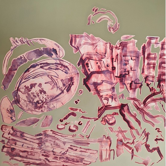 EMALIE BINGHAM, HOLD
Mixed media on canvas