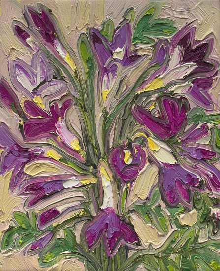 ERIN CHAPLIN, Freesias
Oil on canvas