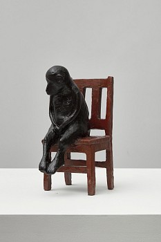 W Cruise, Iteration Little Papio (sitting on chair), ed 100, bronze, 25.5 x 11.5 x 17 cm HR (c) Matt Slater 2