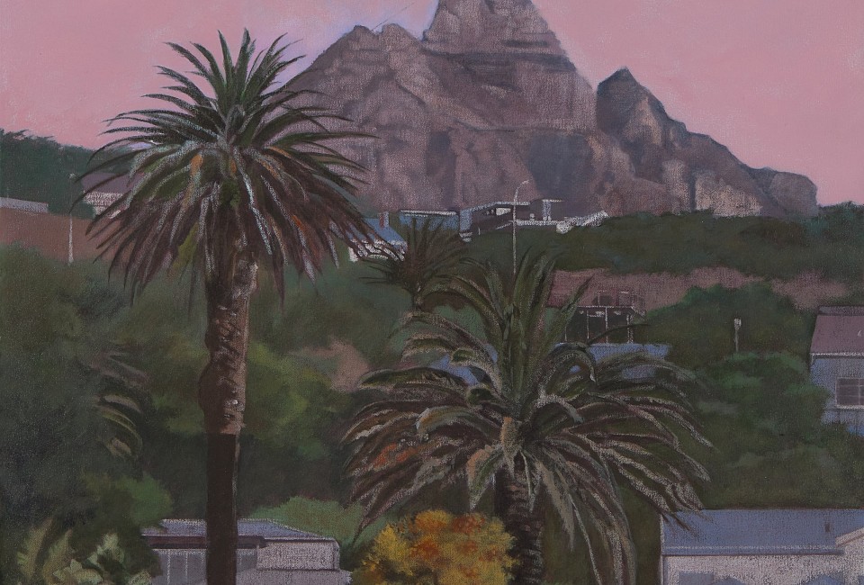 Denby Meyer, Sunset from Clifton, acrylic on canvas, 81 x 61 cm HR (c) Matt Slater (1) FRAME CROPPED