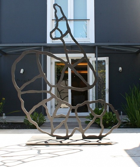 SHANY VAN DEN BERG, Steel Drawing: Kokon 1 (Moederbeeld)
stainless steel