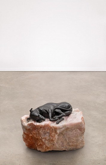 NICOLA BAILEY, Dreamer I
bronze and rose quartz