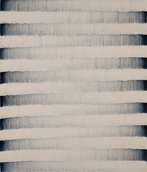 CATHY ABRAHAM, Indigo Horizon
2026, oil on Fabriano Rosapina paper
